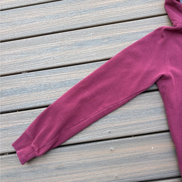 Vintage Y2K DC Shoes Hoodie Sweatshirt Maroon Women’s L - Picture 3 of 11